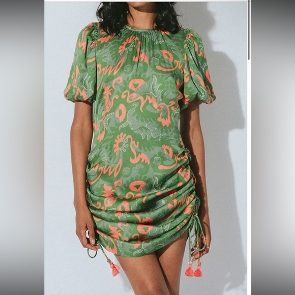 🔥 NWT 🔥 CLEOBELLA Revolve Kamila Mini Dress in Abstract Print Size XS 💕 - Picture 6 of 14